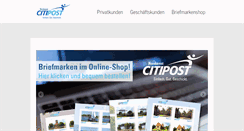 Desktop Screenshot of citipost-nordwest.de